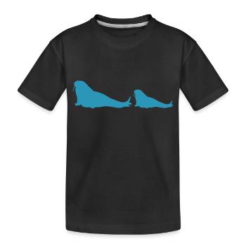 Morse 2 - T-shirt bio Premium Enfant - noir - Devant