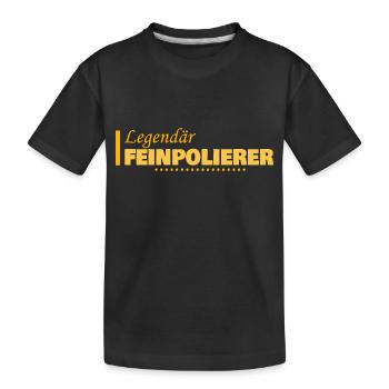 Cadeau pour polisseuse fine - T-shirt bio Premium Enfant - noir - Devant