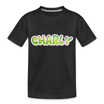 Charly comme métier - T-shirt bio Premium Enfant - noir - Devant