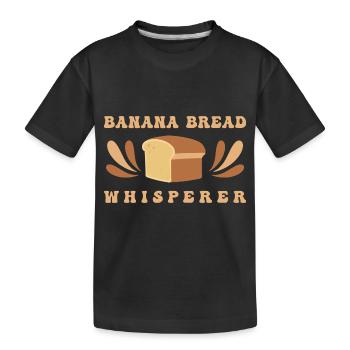 Cuisson du pain Boulangers Boulangers Cuisson du levain - T-shirt bio Premium Enfant - noir - Devant