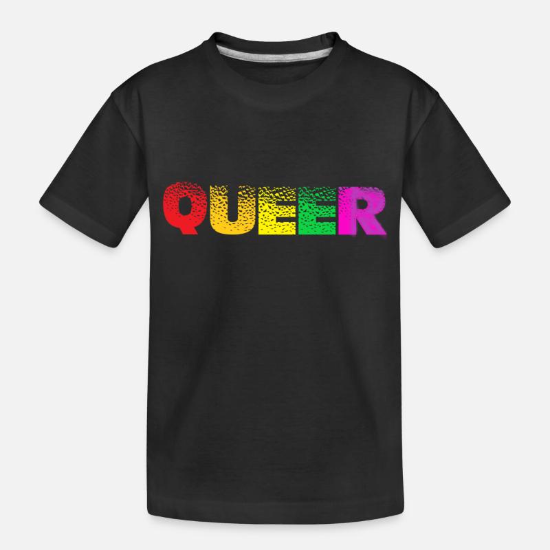 Queer - T-shirt bio Premium Enfant - noir