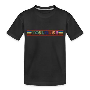 TOULOUSE - T-shirt bio Premium Enfant - noir - Devant