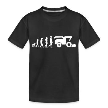 reaper evolution - Kids' Premium Organic T-Shirt - black - Front