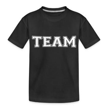 Équipe - T-shirt bio Premium Enfant - noir - Devant