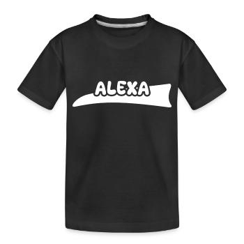 Gift for Alexa - Kids' Premium Organic T-Shirt - black - Front