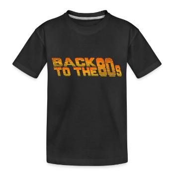 Take Me Back to 80's - Kids' Premium Organic T-Shirt - black - Front