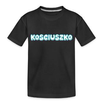 Trekking Kosciuszko - T-shirt bio Premium Enfant - noir - Devant