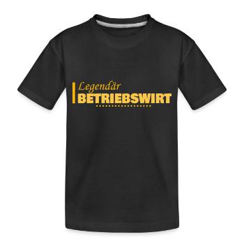 Profession Économiste d’entreprise - T-shirt bio Premium Enfant - noir - Devant