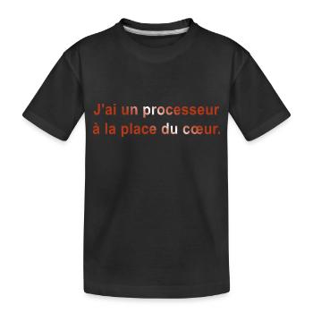 GEEK HUMOR LUSTIGER WITZ 1 - Kinder Premium Bio T-Shirt - Schwarz - Vorne