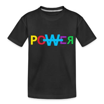 Power Music Grafik Power Music Graphic - Kinder Premium Bio T-Shirt - Schwarz - Vorne