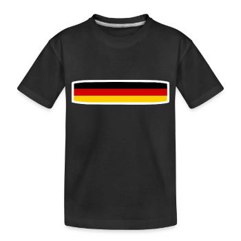 ALLEMAGNE - T-shirt bio Premium Enfant - noir - Devant