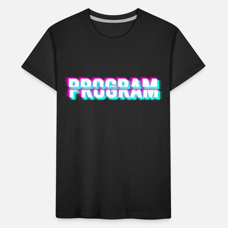 Programme informatique (blanc) T-shirt bio Premium Enfant