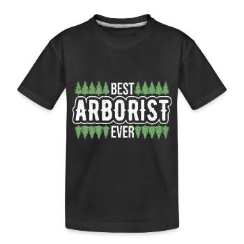 Bûcheron Bûcheron Tronçonneuse - T-shirt bio Premium Enfant - noir - Devant