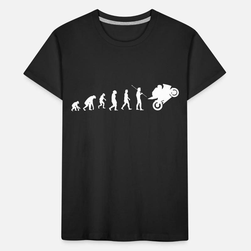 Motorcycle evolution Kids' Premium Organic T-Shirt