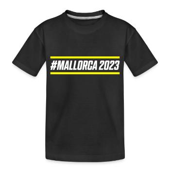 Mallorca 2023 - Kids' Premium Organic T-Shirt - black - Front