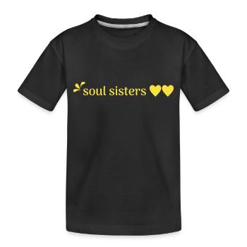 Amis - Âmes sœurs - T-shirt bio Premium Enfant - noir - Devant