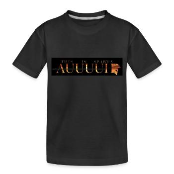 SPARTA - Kids' Premium Organic T-Shirt - black - Front