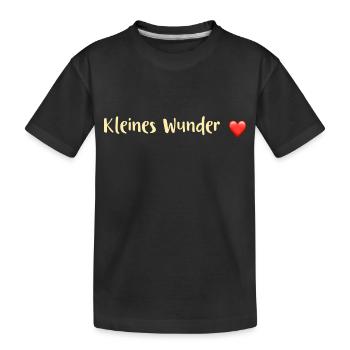 BÉBÉ DICTONS - Petit Miracle - T-shirt bio Premium Enfant - noir - Devant