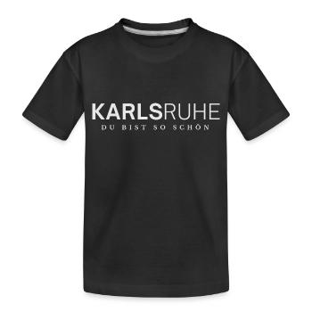 Karlsruhe, tu es si belle - T-shirt bio Premium Enfant - noir - Devant