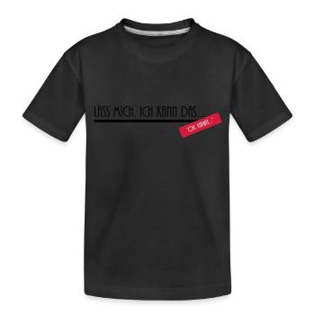 laissez-moi - T-shirt bio Premium Enfant - noir - Devant