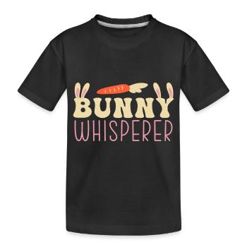 Rabbit Rabbit - Kids' Premium Organic T-Shirt - black - Front
