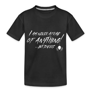 N’ayez jamais peur - T-shirt bio Premium Enfant - noir - Devant