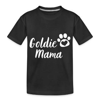 Goldie Mama Dogs Fête des mères Golden Retriever - T-shirt bio Premium Enfant - noir - Devant