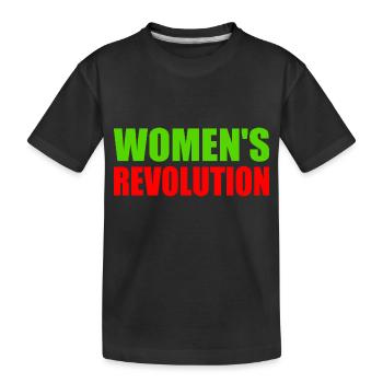 Womens revolution - T-shirt bio Premium Enfant - noir - Devant