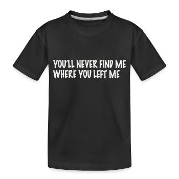 Vous ne ... - T-shirt bio Premium Enfant - noir - Devant