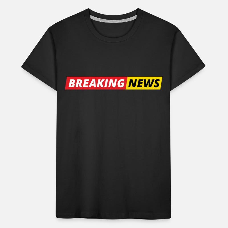 Breaking News Kids' Premium Organic T-Shirt