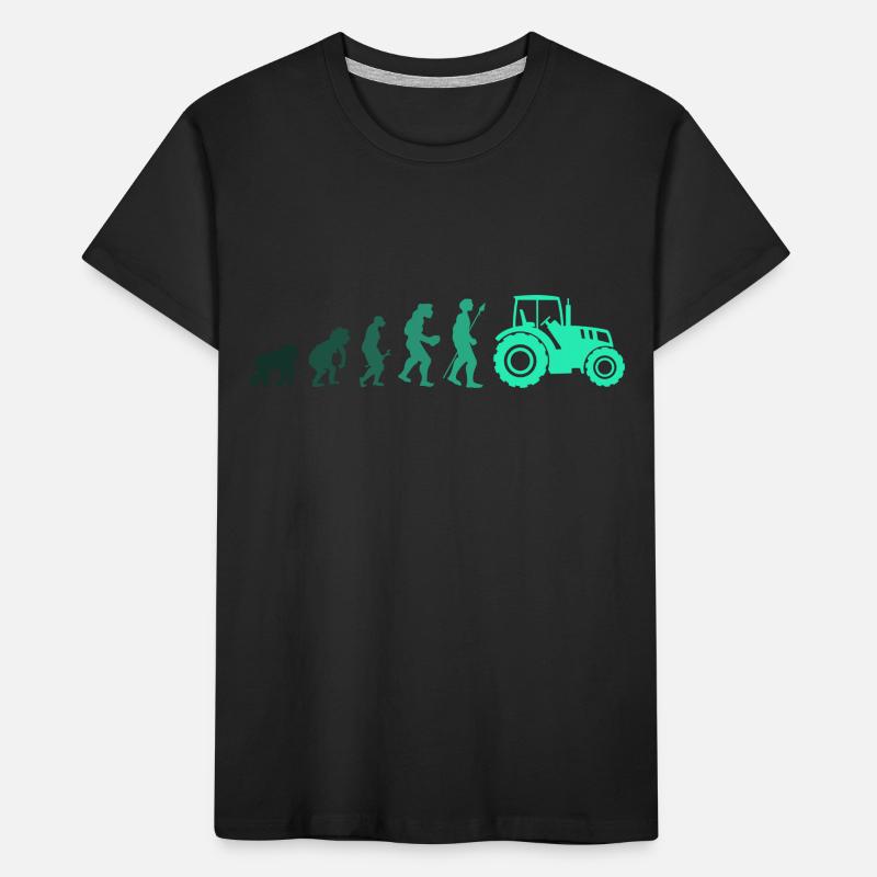 Tractor evolution Kids' Premium Organic T-Shirt