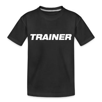 Basketball - Kinder Premium Bio T-Shirt - Schwarz - Vorne