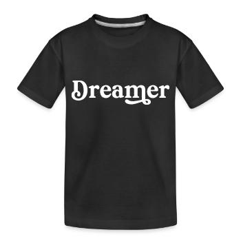 Träumer - Kinder Premium Bio T-Shirt - Schwarz - Vorne