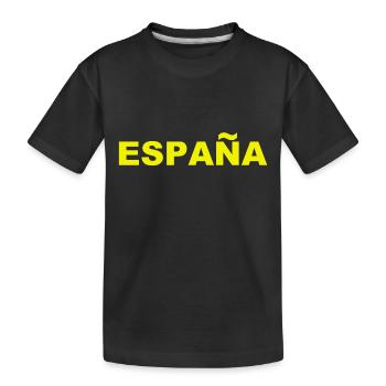 España - Espagne - Espagne - T-shirt bio Premium Enfant - noir - Devant