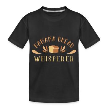 Cuisson du pain Boulangers Boulangers Cuisson du levain - T-shirt bio Premium Enfant - noir - Devant