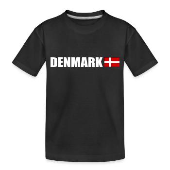 Danemark - T-shirt bio Premium Enfant - noir - Devant