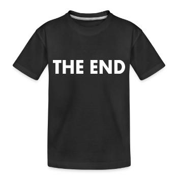 The end - Kinder Premium Bio T-Shirt - Schwarz - Vorne