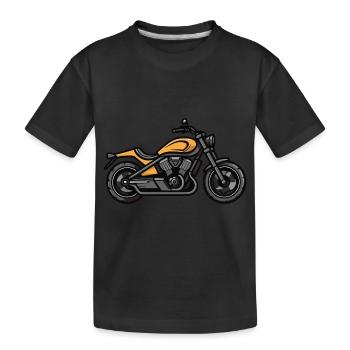 Motard Motard - T-shirt bio Premium Enfant - noir - Devant