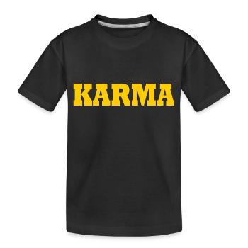 Karma - T-shirt bio Premium Enfant - noir - Devant