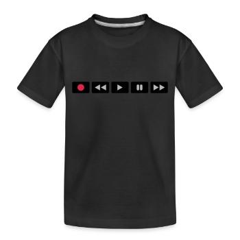 Oldschool Videocontrol - T-shirt bio Premium Enfant - noir - Devant