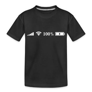 Symbols - Kids' Premium Organic T-Shirt - black - Front