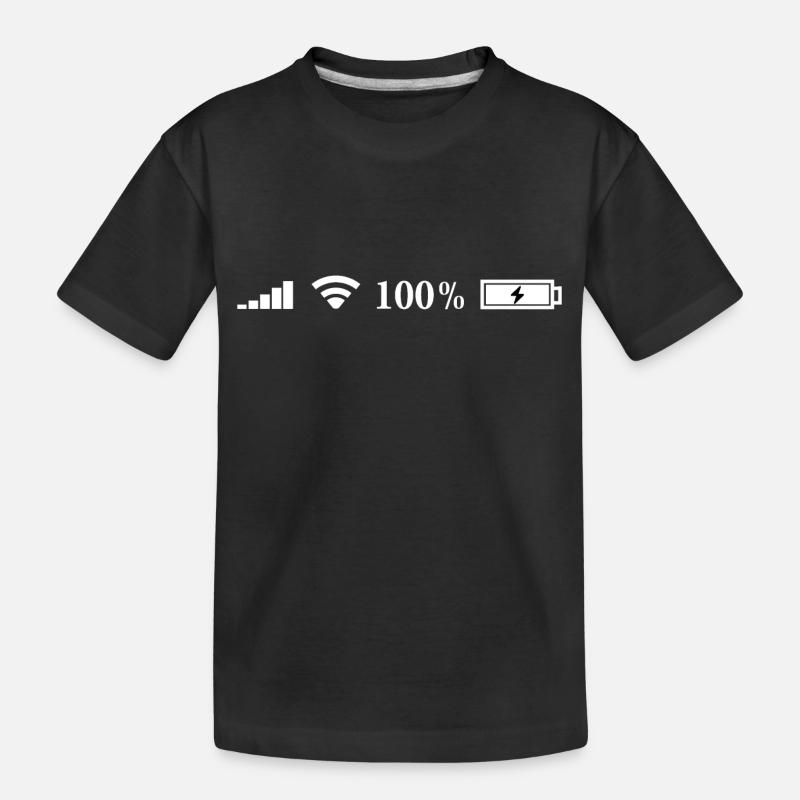 Symbole - Kinder Premium Bio T-Shirt - Schwarz