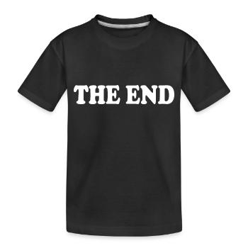 The end - Kinder Premium Bio T-Shirt - Schwarz - Vorne