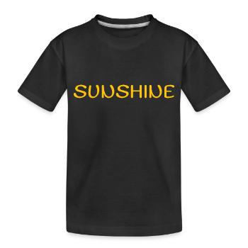Soleil - T-shirt bio Premium Enfant - noir - Devant