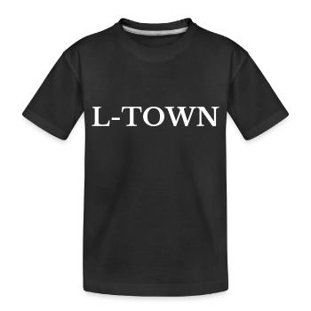 Leipzig L-Town - T-shirt bio Premium Enfant - noir - Devant