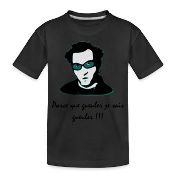 François l'embrouille - T-shirt bio Premium Enfant - noir - Devant