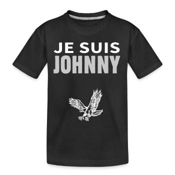Je suis Johnny aigle - T-shirt bio Premium Enfant - noir - Devant
