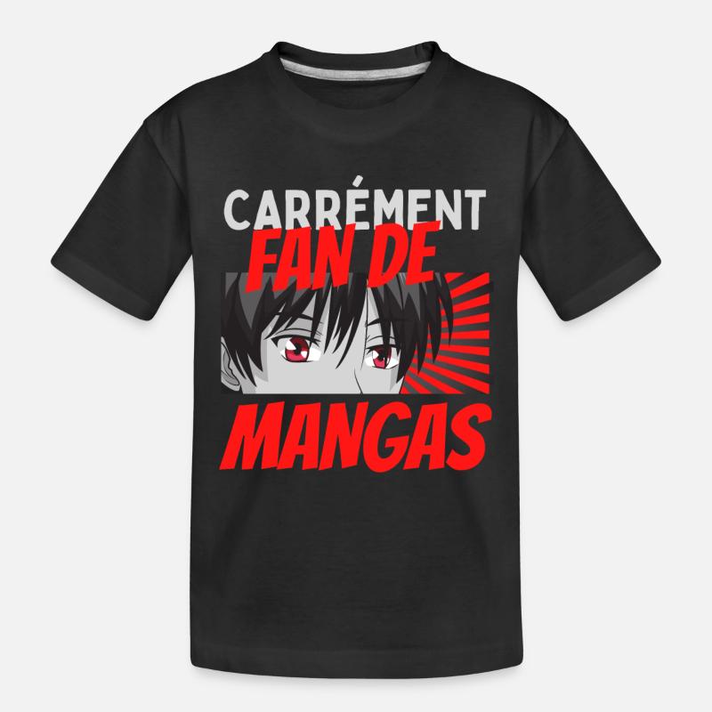 fan de mangas - T-shirt bio Premium Enfant - noir