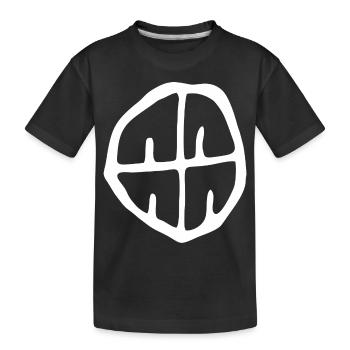 Tambour chaman - T-shirt bio Premium Enfant - noir - Devant