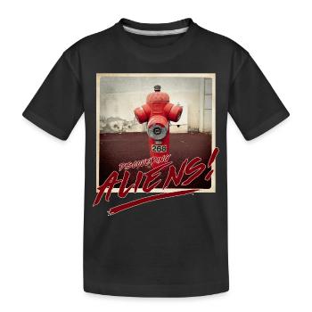 Extraterrestres 1 - T-shirt bio Premium Enfant - noir - Devant